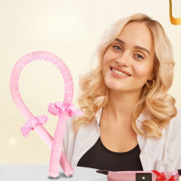 М’які бігуді-стрічка для локонів та 2 резинки – створіть ідеальні локони без шкоди для волосся!